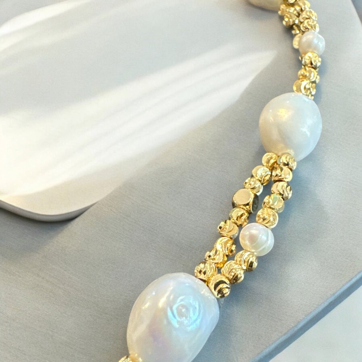 Freshwater Pearl Necklace - Artisan by Zaree