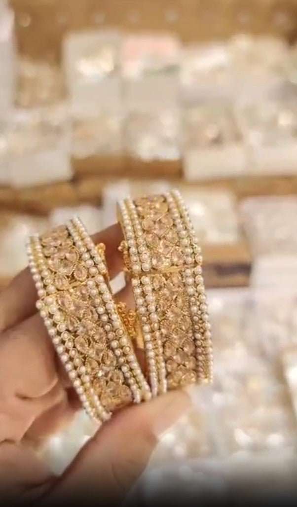 2 Piece Pearl Bangles Artisan by Zaree