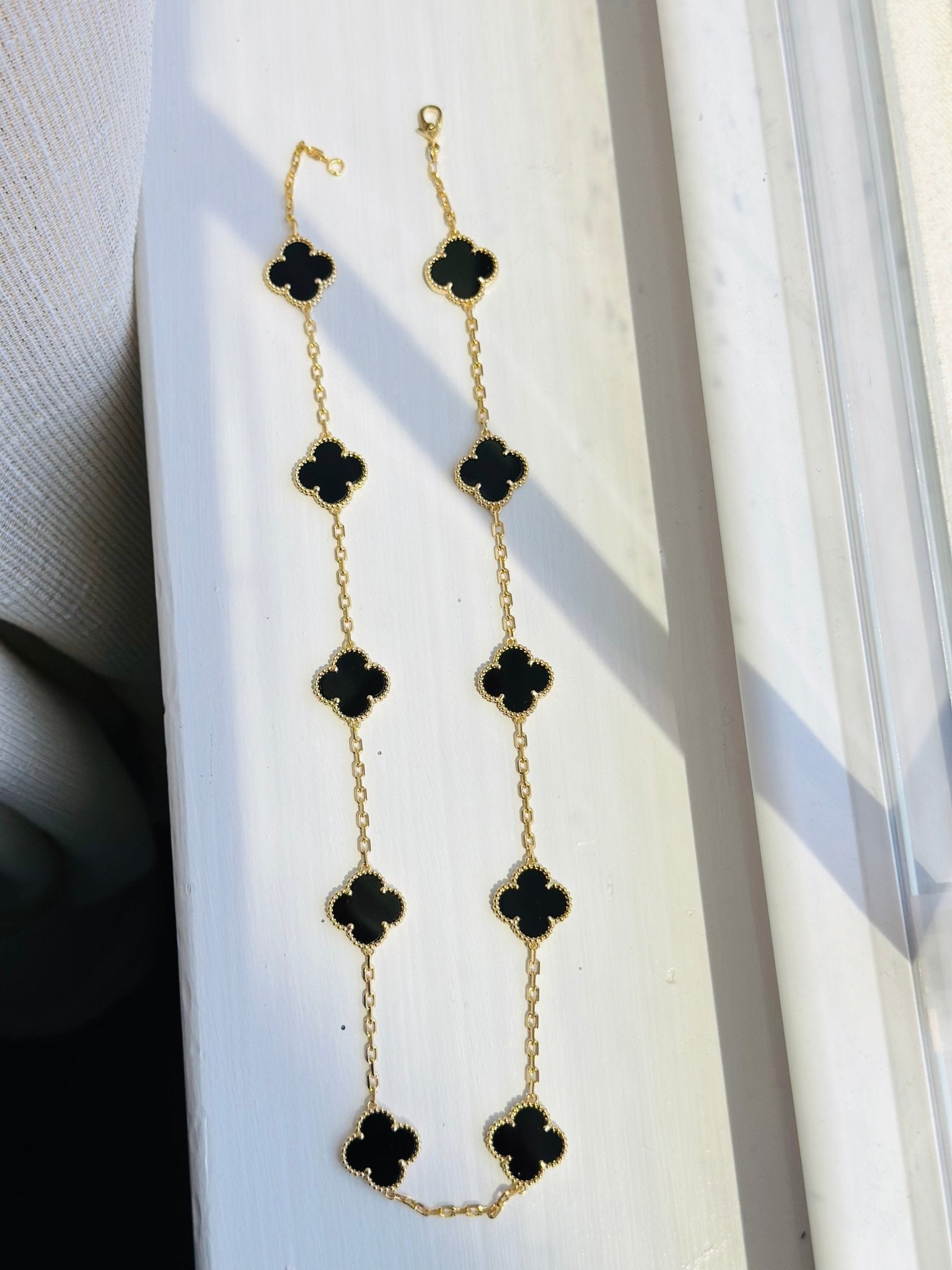 High Quality Black Clover Necklace - Artisan by Zaree