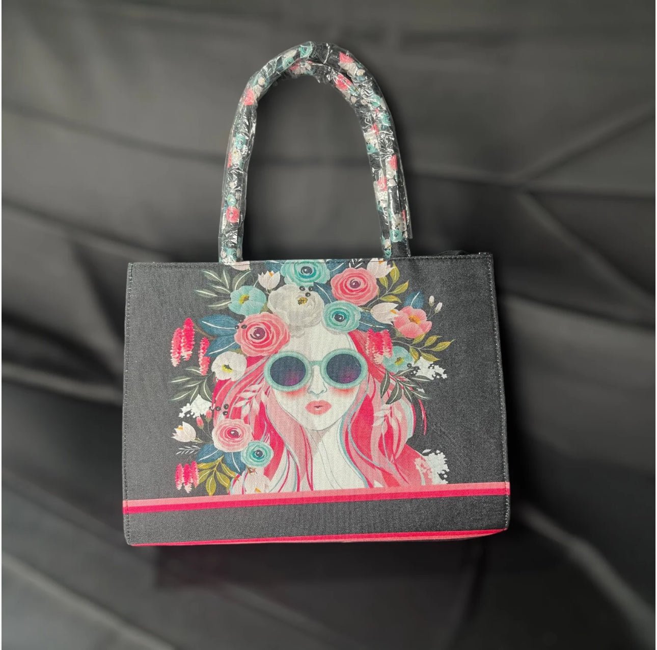 Floral Girl Tote Bag - Artisan by Zaree