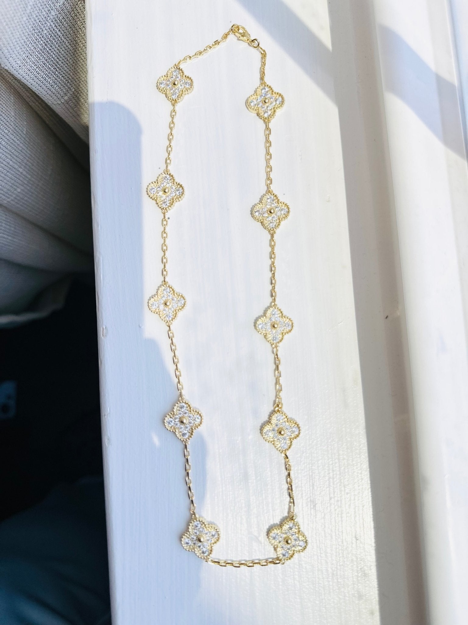 High Quality Gold Clover Necklace - Artisan by Zaree