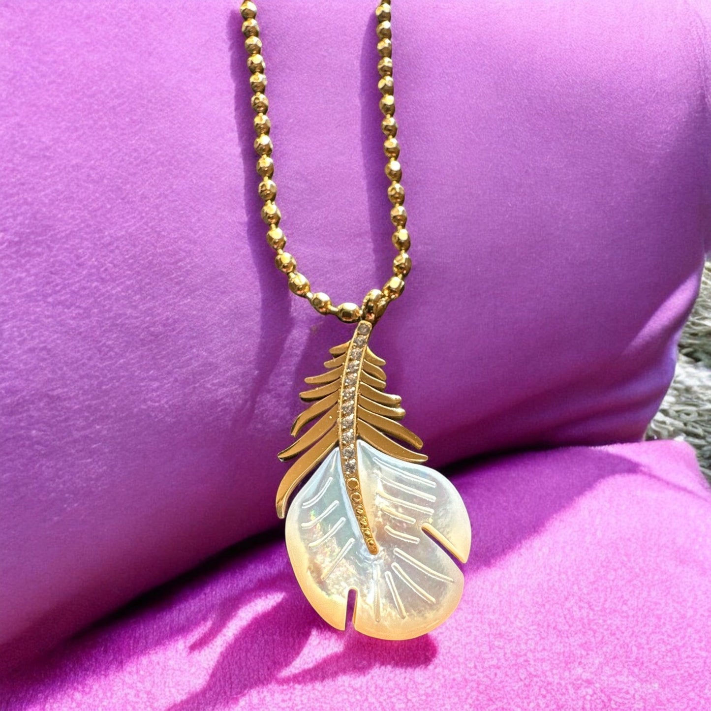 Feather Necklace - Artisan by Zaree