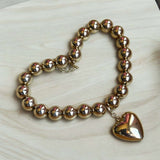 Beaded Heart Necklace Artisan by Zaree