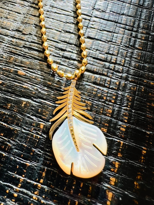 Feather Necklace - Artisan by Zaree