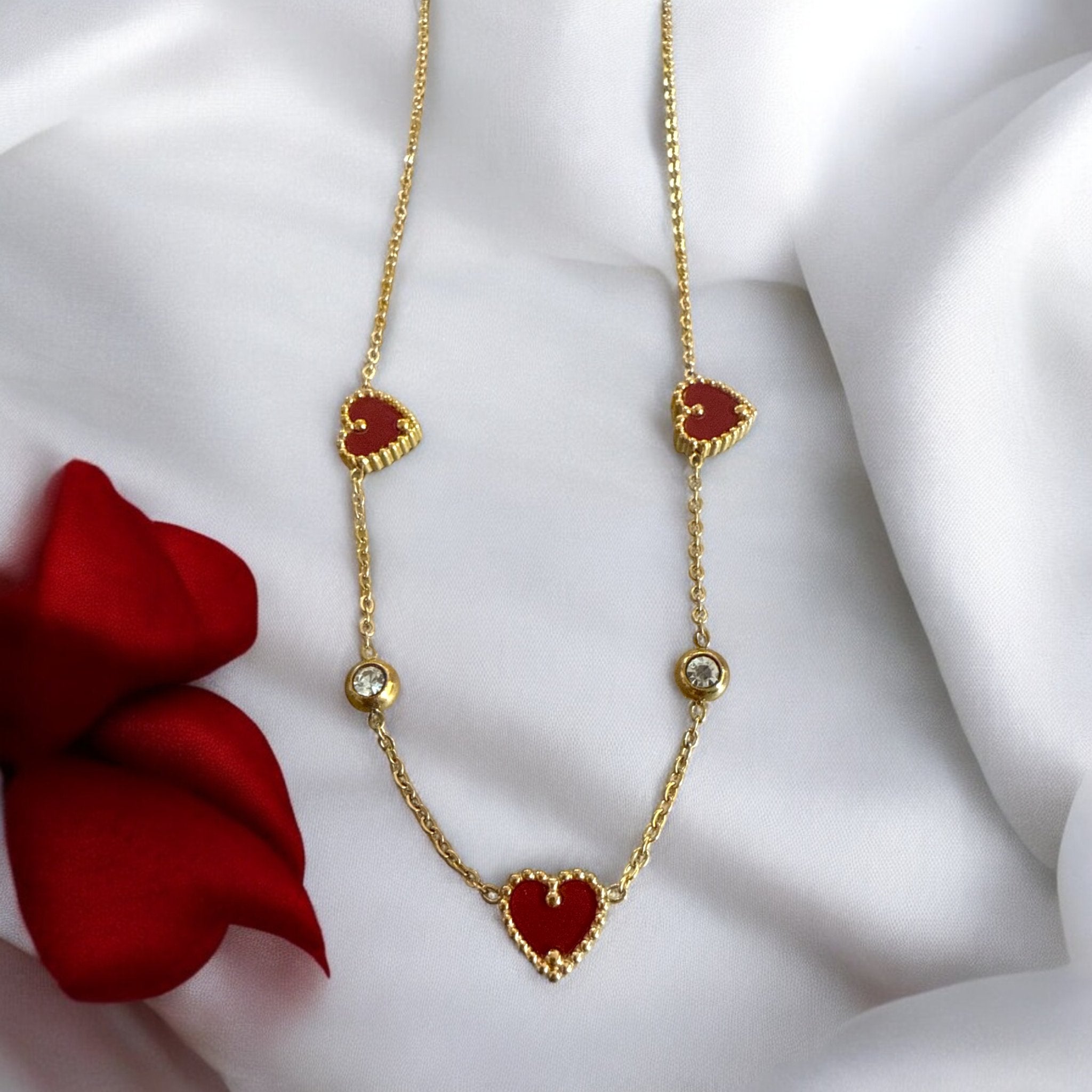 Red Heart Necklace