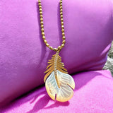 Feather Necklace Artisan by Zaree