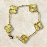 High Quality Gold Clover Bracelet