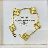 High Quality Gold Clover Bracelet