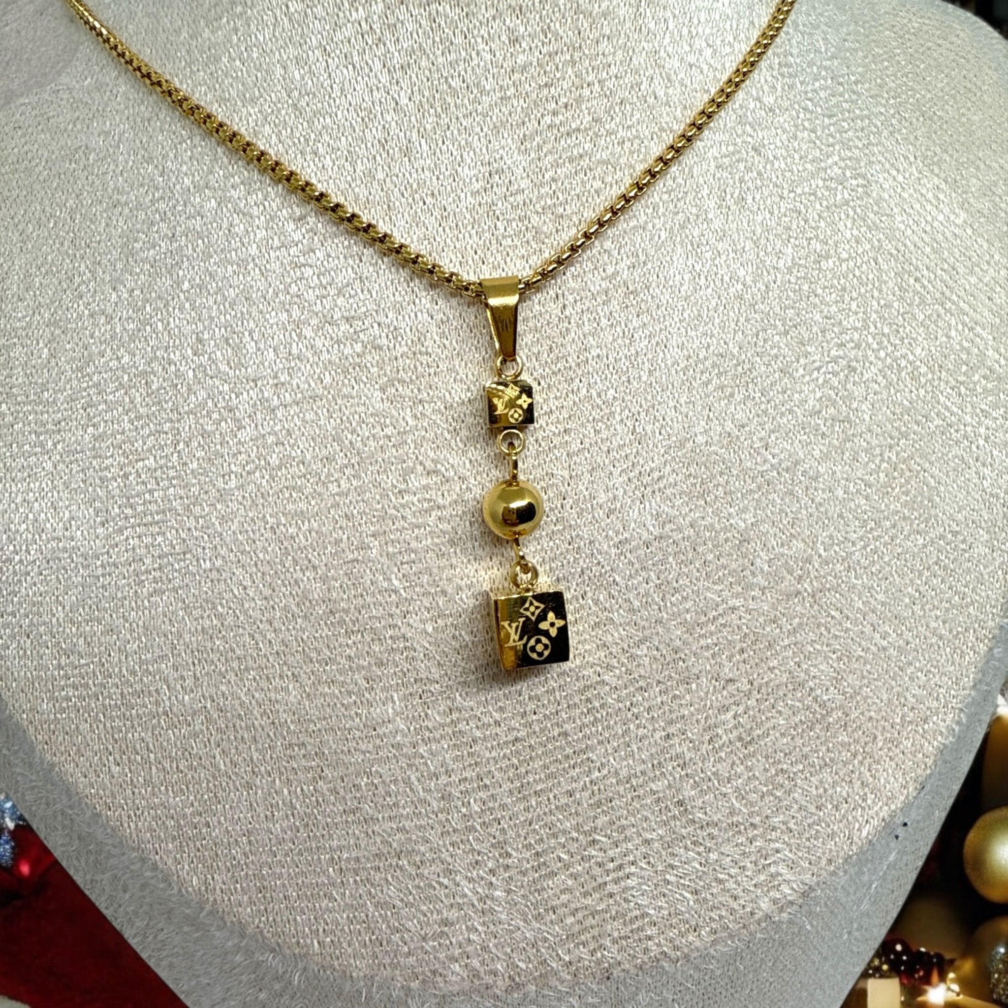 LV Box Necklace