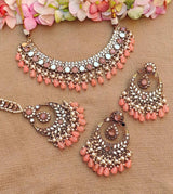 Mirror Necklace Set with Mangtikka - Artisan by Zaree